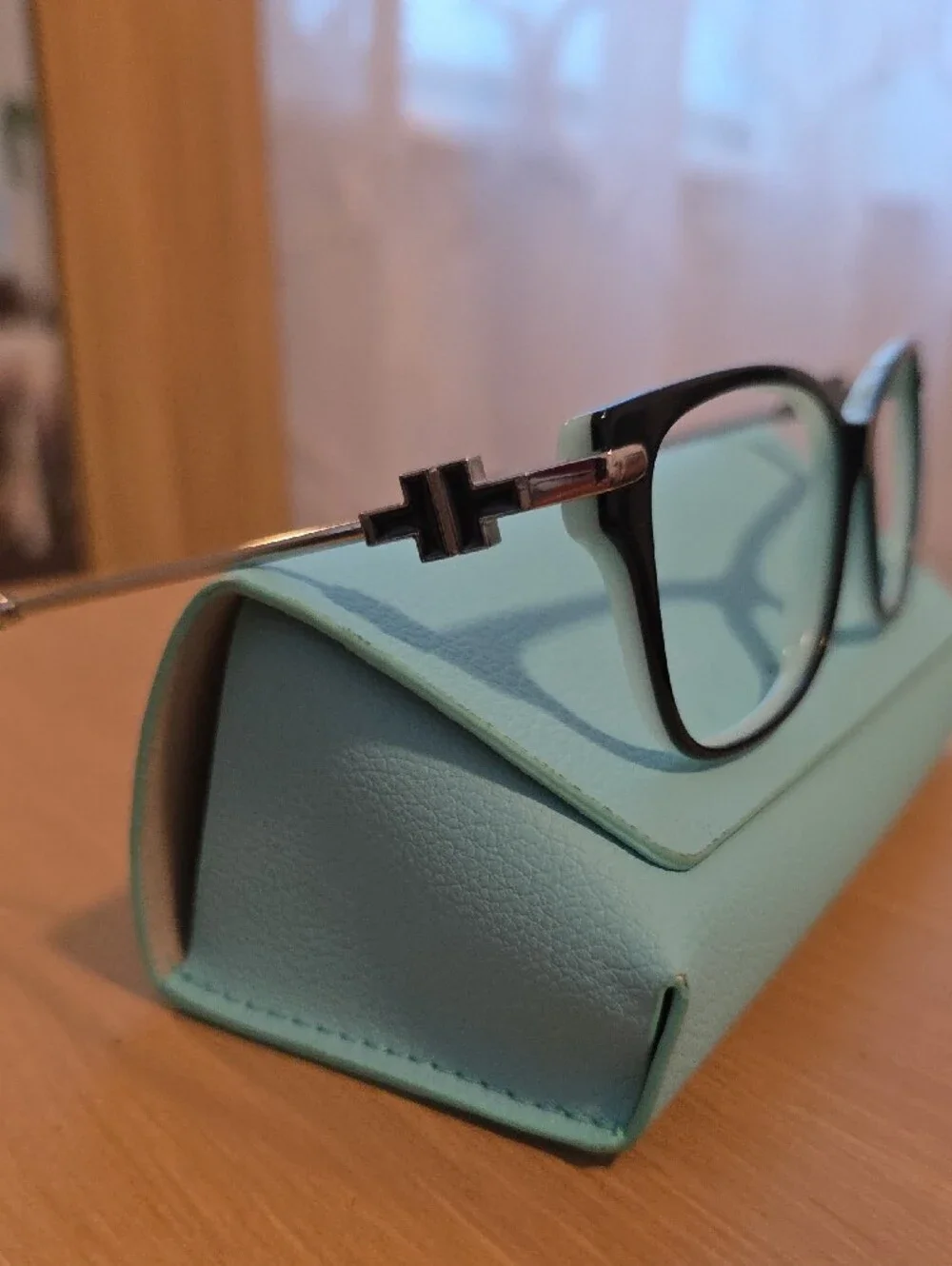 Tiffany & Co. Black Women's Optical Frames with Subtle Silver Accents